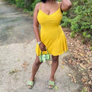 Canary Yellow Summer Dress